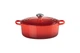Каструля с крышкой Le Creuset Signature Cast Iron Oval Casserole 21178270602430 27 см 4.1 л вишневый - изображение 1