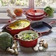 Каструля с крышкой Le Creuset Signature Cast Iron Oval Casserole 21178270602430 27 см 4.1 л вишневый - изображение 6