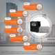 Комплект резервного живлення UPS 500VA+АКБ GEL 780W LogicPower 5867(настінний ДБЖ 350W+65Ah батарея гелева) - изображение 2