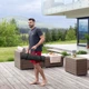 Фитнес-коврик с отверстиями Hop-Sport TPE 0,8 см HS-T008GM черный, гимнастический коврик, коврик йога, каремат для фитнеса - изображение 15