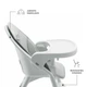Стільчик для годування Kinderkraft Dinnly Grey (KHDINN00LGR0000) - изображение 2