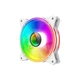 Кулер для корпуса Gamemax FN-12Rainbow-Q-Infinity WT - изображение 1
