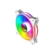Кулер для корпуса Gamemax FN-12Rainbow-Q-Infinity WT - изображение 5
