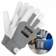 Рабочие кожаные перчатки Verken Velcro Grey Armour размер 9 (L), козья кожа, застёжка-липучка - изображение 2