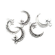 Підвіска Finding Кулон півмісяць зірка Античне срібло 11 мм x 17 мм х 1 мм - зображення 2