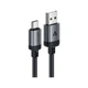 Дата кабель USB 2.0 AM to USB-C 1.2m 3.0A 18W aluminum alloy Black Acefast (6974316283782) - изображение 3