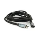 Дата кабель USB-C M/F 2.0m USB 3.2 Gen2 100W 10Gbps 4K60Hz black Voltronic (YT-TC-TC-EXB-2m) - изображение 2