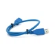 Дата кабель USB 3.0 AM/AF 0.5m blue Voltronic (YT-3.0AM\AF-0.5BL) - зображення 1