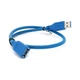 Дата кабель USB 3.0 AM/AF 0.5m blue Voltronic (YT-3.0AM\AF-0.5BL) - зображення 2