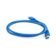 Дата кабель USB 3.0 AM/AM 1.5m blue Voltronic (YT-3.0AM+AM-1.5) - изображение 2
