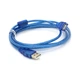 Дата кабель USB 2.0 AM/AF 1.8m ferrite transparent blue Voltronic (YT-AM/AF-1.8TBL) - изображение 2