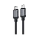 Дата кабель USB-C to USB-C 1.2m 3A aluminum alloy C20-03 Black Acefast (6974316283775) - изображение 4