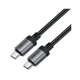 Дата кабель USB-C to USB-C 1.2m 3A aluminum alloy C20-03 Black Acefast (6974316283775) - изображение 3
