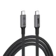 Дата кабель USB-C to USB-C 1.0m USB4 40Gbps 240W 8K60Hz black Armorstandart (ARM81921) - изображение 1