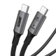 Дата кабель USB-C to USB-C 1.0m USB4 40Gbps 240W 8K60Hz black Armorstandart (ARM81921) - изображение 6