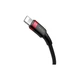 Дата кабель USB-C to Lightning 1.0m Cafule PD 20W red+black Baseus (CATLKLF-91) - изображение 6