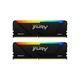 Модуль пам'яті для комп'ютера DDR4 64GB (2x32GB) 3200 MHz Beast RGB Black Kingston Fury (ex.HyperX) (KF432C16BB2AK2/64) - изображение 1