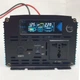 Інвертор 12В 220В 3000 Вт Power Inverter Wimpex з чистою синусоїдою, перетворювач напруги автомобільний з автоматичною зарядкою та USB виходом, для насосів, холодильників, ноутбуків, аудіо- та відеотехніки, X31-W00 - зображення 4