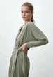Платье на запах Massimo Dutti 6655818514c40 L зеленое (100004731) - изображение 2