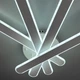 Настінно-стельовий LED світильник у білому корпусі 50х60х14 см | Line F | Арт. 6202-4 WT - зображення 6