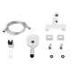 Змішувач для ванни Qtap Gemini (з душовим гарнітуром) QTGEM259CRW45683 Chrome/White - зображення 6
