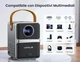 Проектор Wimius P61 HD 280 ANSI мультимедийный с Wi-Fi Bluetooth для домашнего кинотеатра и развлечений - изображение 14