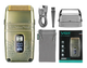 Профессиональная электробритва VGR V-335 Shaver, 3 ножевых блока, влажное/сухое бритье, USB‑зарядка - изображение 1