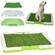 Лоток с имитацией травы (46х33х6 см) для собак Puppy Potty Pad / Открытый трехуровневый туалет для животных - изображение 7