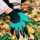 Садовые перчатки с когтями GARDEN GLOVES / Перчатки резиновые для сада / Перчатки с пластиковыми наконечниками - изображение 4