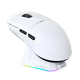 Бездротова легка магнітна миша Ajazz AJ159P PAW3395 2.4G 26000 DPI RGB Біла - зображення 1