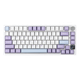 Беспроводная механическая клавиатура AJAZZ AK 820 pro 75% White Purple - изображение 1