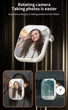 Смарт Годинник Телефон 4G LTE SIM карта GPS Wi‑Fi Bluetooth 4+32GB Месенджери Android 10 AMOLED дисплей Фронтальна Висувна Камера Мікрофон 1380mAh ChatGPT YouTube Facebook Instagram(BLACK) - изображение 6