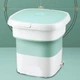 Складная стиральная силиконовая машина MAXTOP silicon washing machine, Голубая / Минимашинка для стирки - изображение 3