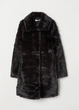 Еко шуба жіноча H&M 200796-2 38(165/88) чорний (2007960004) - изображение 1