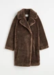 Еко шуба жіноча H&M 202302-2 XS(160/80) коричневий (2000004780500) - изображение 1