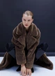 Еко шуба жіноча H&M 202302-2 XS(160/80) коричневий (2000004780500) - изображение 4