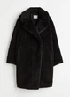 Еко шуба жіноча H&M 202301-2 XS(160/80) чорний (2000004780494) - изображение 1