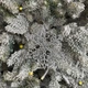 Новогодняя подвеска MIS LT Снежинка Кристалл 12 см серебряный - изображение 2