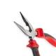 Длинногубцы прямые 160 мм черно-красные ручки Intertool Storm Intertool - изображение 4