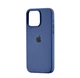Чехол для iPhone 15 Pro Max силиконовый Soft-touch Silicone Case Full Size (AA) Deep Navy - изображение 1