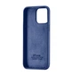 Чехол для iPhone 15 Pro Max силиконовый Soft-touch Silicone Case Full Size (AA) Deep Navy - изображение 2