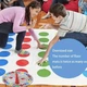 Напольная игра Твистер Dance Pad Toy Party Game яркий коврик 160х112 см - изображение 3