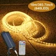 LED гирлянда 10 м солнечная батарея теплый белый свет аккумулятор 1800 mAh пульт управления - изображение 5
