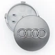 Колпачки (заглушки) в литые диски AUDI (Ауди) 60 мм Матово-Серые CountryMan - изображение 2