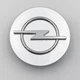 Ковпачки (заглушки) в литі диски OPEL (Опель), 64 мм Сріблясті (O9 09 127 953 GD) Countryman - зображення 2