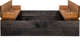 Пісочниця дерев'яна Springos 100 x 100 см Premium Black (5907719484051) - зображення 2