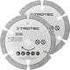 Диск отрезной алмазный Trotec 89 мм 10 мм серебристый 2 шт (531855) - изображение 1