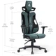 Геймерське крісло Cyberlux V8 Fabric Green (арт. GM-V8 FZ) - изображение 4