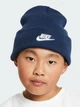 Детская демисезонная шапка-бини Nike K Peak Beanie Tc Fut HF5498-410 One Size Midnight Navy/White (0197596899740) - изображение 1