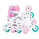 Детские ролики Raven Loret Glitter White/Mint/Pink LED размер 30-33 (kn137) - изображение 6